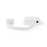 Cable HDMI-VGA | Conector HDMI - VGA Hembra + Salida de 3,5 mm 0,2 m Blanco