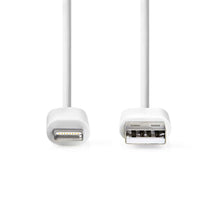 Cable de Carga y Sincronización | Apple Lightning a USB A Macho - Blanco