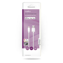 Cable de Carga y Sincronización | Apple Lightning a USB A Macho - Blanco