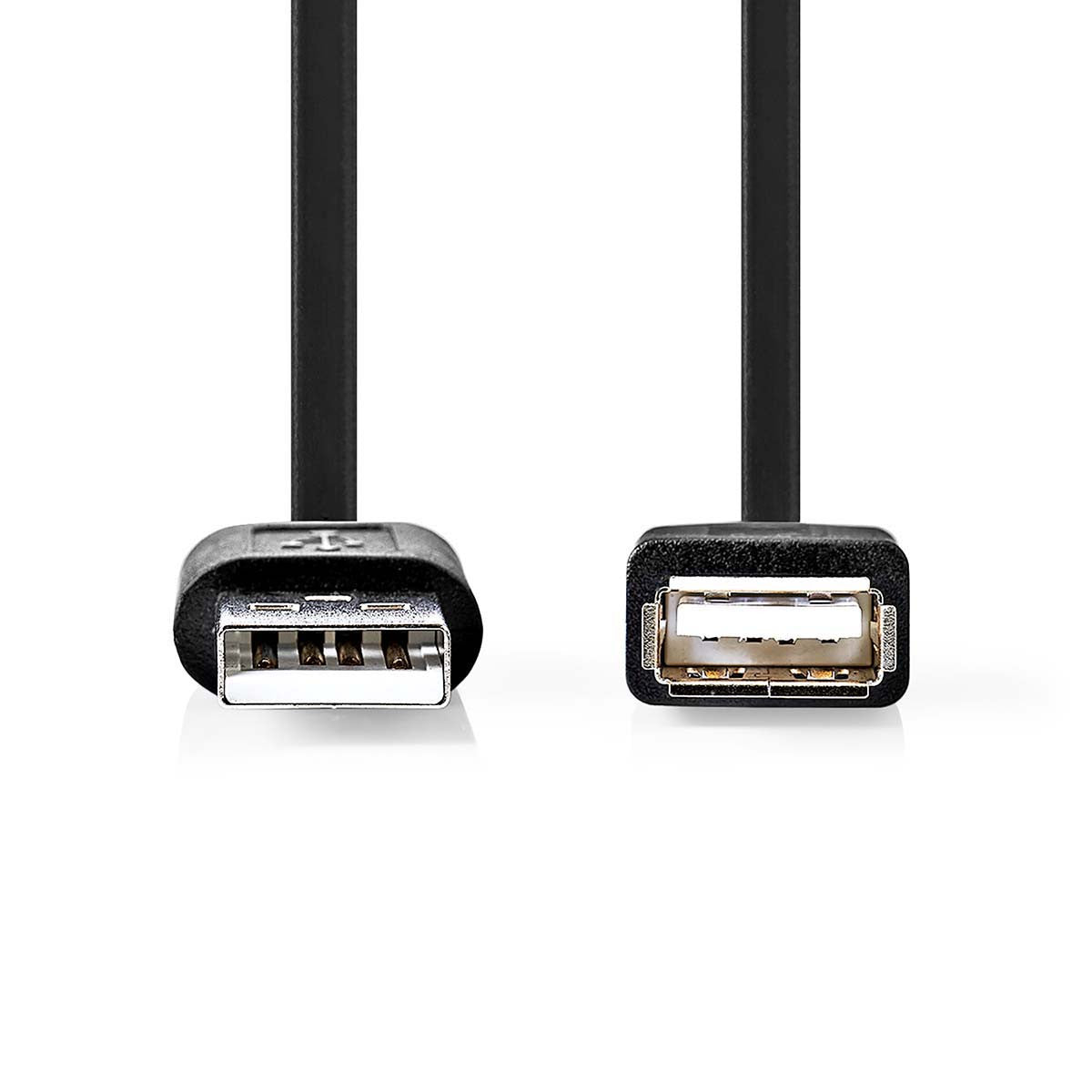 Cable USB 2.0 | A Macho - Hembra 3,0 m Negro