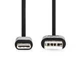 Cable USB 2.0 | Tipo C Macho - A 1,0 m Negro