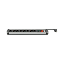 Aluminum AC Surge Protector Power Strip 1.4m, Silver