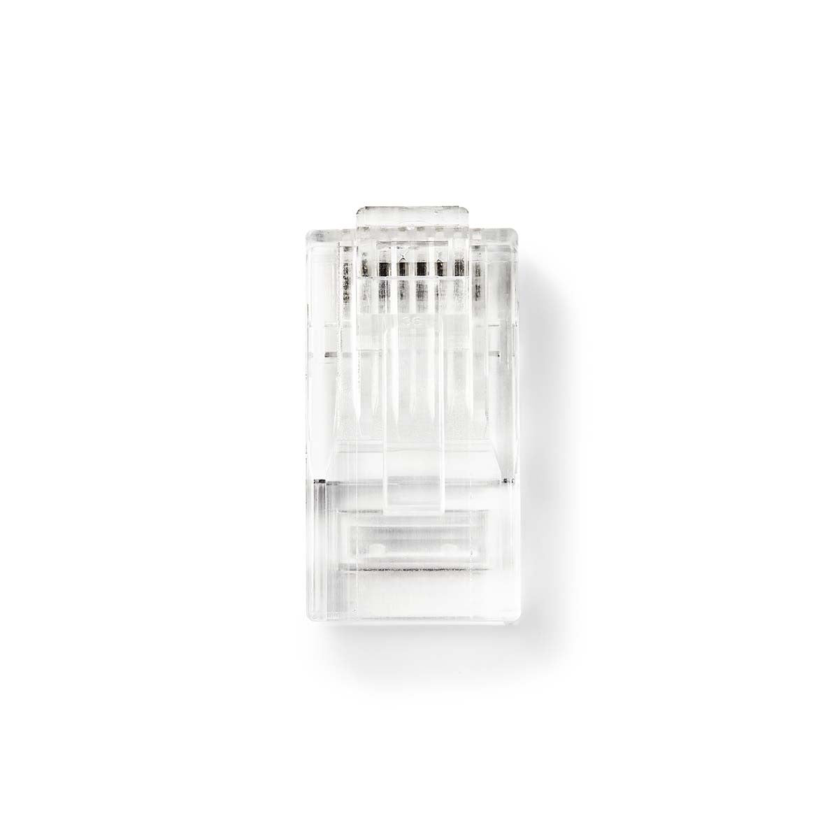 Conector de Red | Rj45 (8p8c) Macho - 10 Unidades Transparente