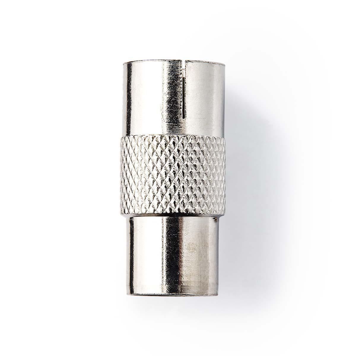 Adaptador Coaxial | IEC (Coaxial) Macho - Hembra Metal Conector Antena