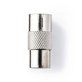 Adaptador Coaxial | IEC (Coaxial) Macho - Hembra Metal Conector Antena