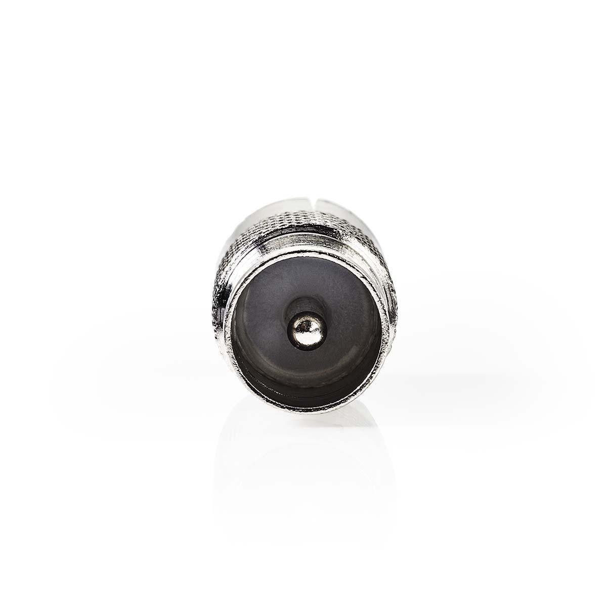 Adaptador Coaxial | IEC (Coaxial) Macho - Hembra Metal Conector Antena