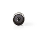 Adaptador Coaxial | IEC (Coaxial) Macho - Hembra Metal Conector Antena