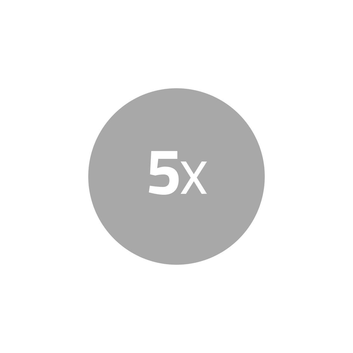 Conector F | Varón - Para Cables de 5,50 mm 5 Unidades