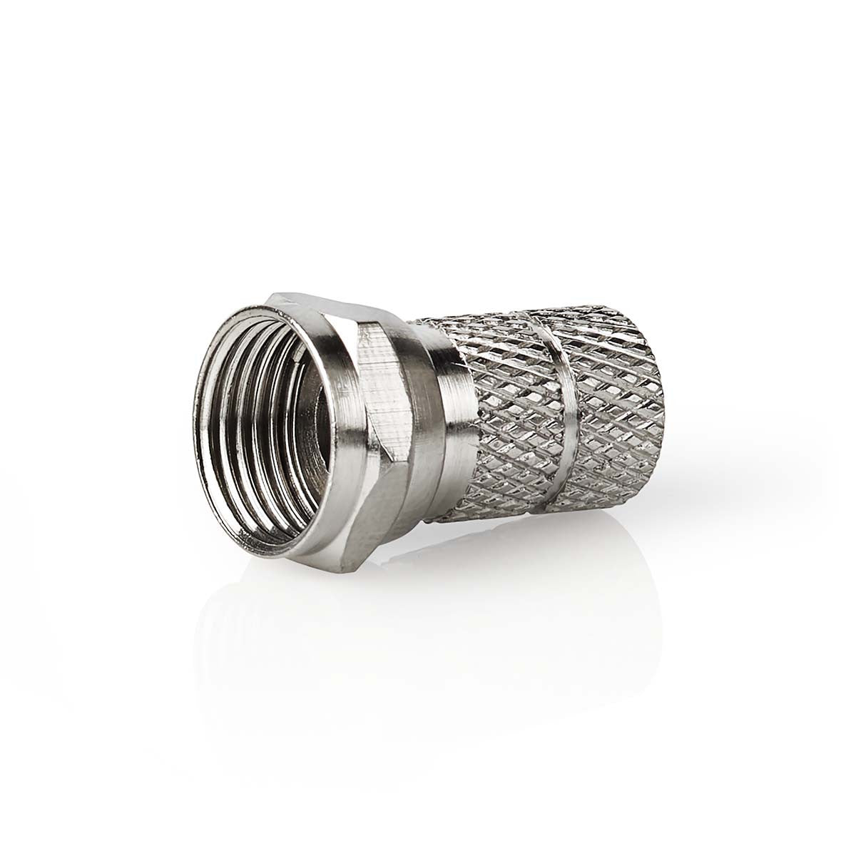 Conector F | Varón - Para Cables de 7,00 mm 5 Unidades Metal