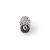 Adaptador de Satélite y Antena | F Macho - Coaxial Hembra Metal
