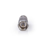 Adaptador de Satélite y Antena | F Macho - Coaxial Hembra Metal