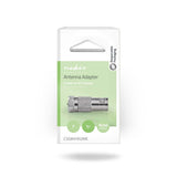 Adaptador de Satélite y Antena | F Macho - Coaxial Hembra Metal