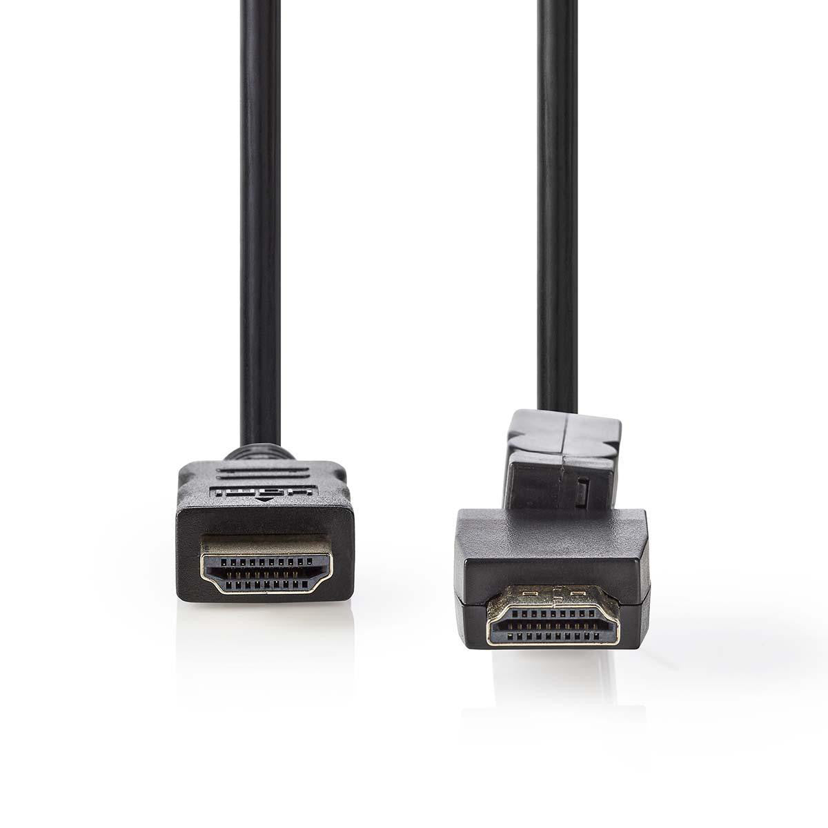 Cable Hdmi de Alta Velocidad con Ethernet | Conector Hdmi - Giratorio 1,5 m Negro