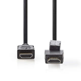 Cable Hdmi de Alta Velocidad con Ethernet | Conector Hdmi - Giratorio 1,5 m Negro