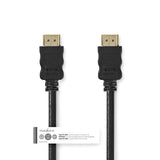 Cable Hdmi de Alta Velocidad con Ethernet | Conector - 0,30 m Negro