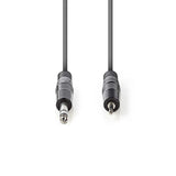 Cable de Audio Estéreo | 6,35 mm Macho - 3,5 1,5 m Gris