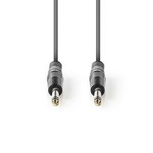 Cable de Audio No Balanceado | Jack 6,35 mm Macho a Macho - Gris