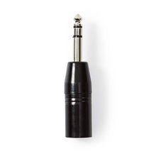 Adaptador XLR Estéreo | de 3 Pines Macho - 6,35 mm Negro