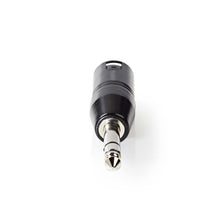 Adaptador XLR Estéreo | de 3 Pines Macho - 6,35 mm Negro