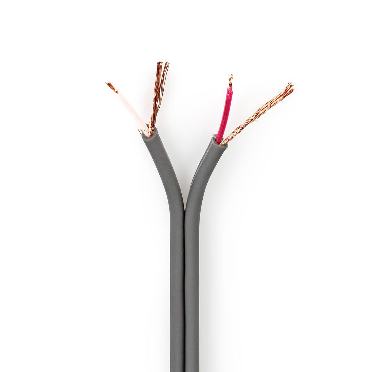 Cable de Audio Compensado En Bobina de 100 m Gris