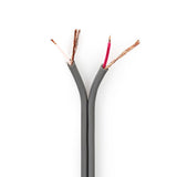 Cable de Audio Compensado En Bobina de 100 m Gris
