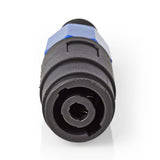 Conector de Altavoz | 4 Pines Macho Negro Conectores Audio