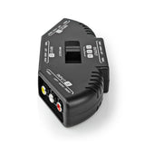 Conmutador AV con 3 Puertos | 3x Entradas RCA (RWY) - 1x Salida Negro