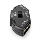 Conmutador AV con 3 Puertos | 3x Entradas RCA (RWY) - 1x Salida Negro