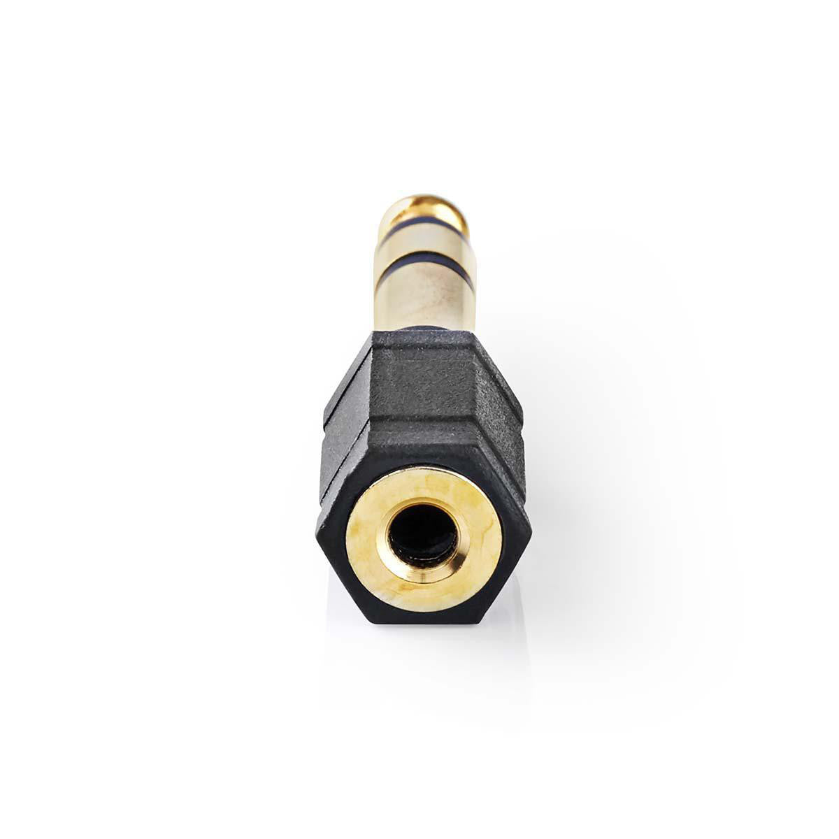Adaptador de Audio Estéreo | 6,35 mm Macho - 3,5 Hembra 10 Unidades Negro