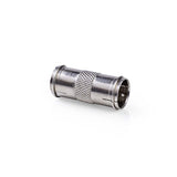 Adaptador de Satélite y Antena | F Rápido Macho - 10 Unidades Metal
