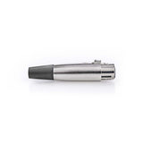 Conector XLR | de 3 Pines Hembra 25 Piezas Metal