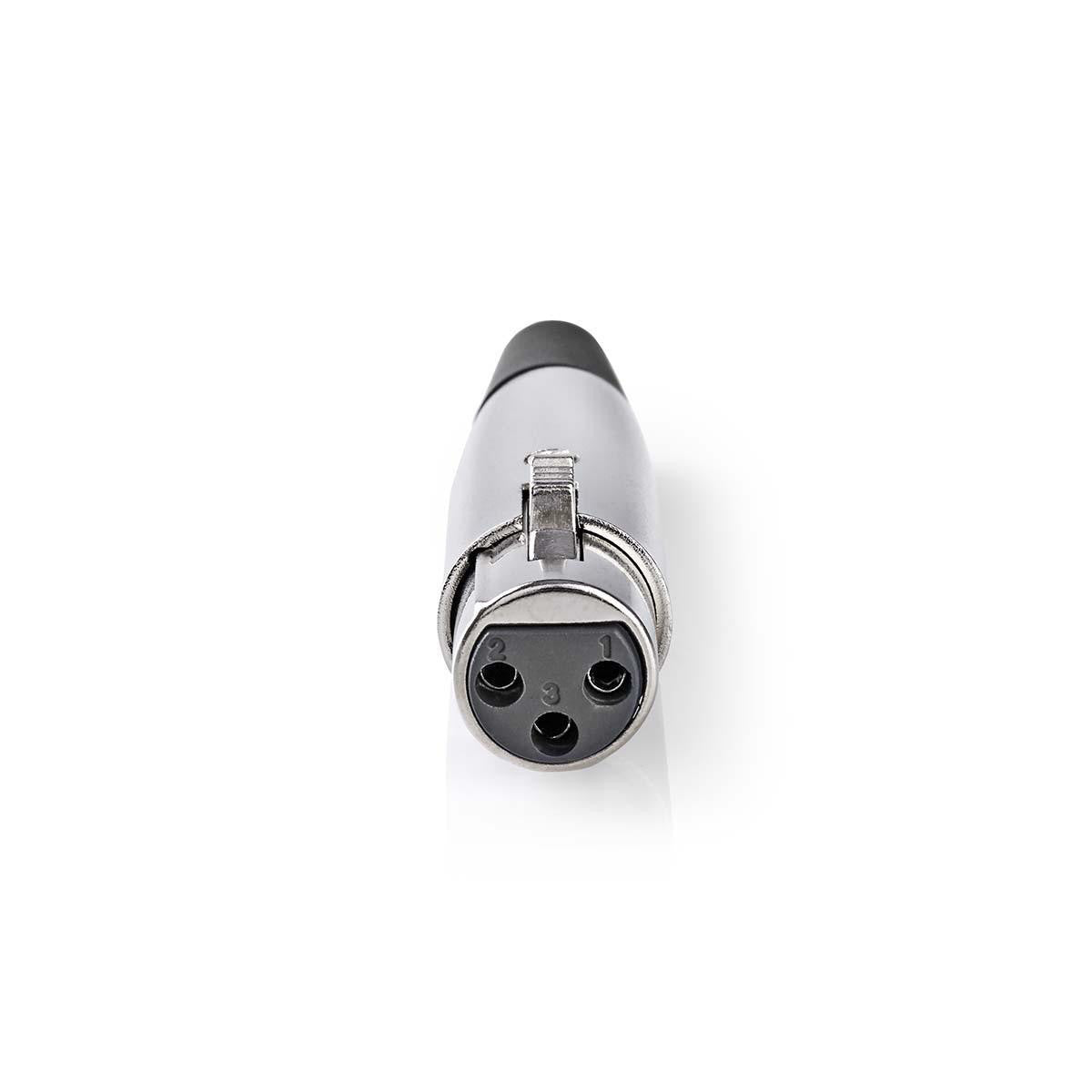 Conector XLR | de 3 Pines Hembra 25 Piezas Metal