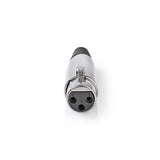 Conector XLR | de 3 Pines Hembra 25 Piezas Metal