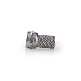 Conector F | Varón Para Cables Coaxiales de 6,4 mm 25 Piezas Metal