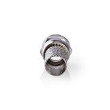 Conector F | Varón Para Cables Coaxiales de 6,4 mm 25 Piezas Metal
