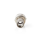 Conector F | Varón Para Cables Coaxiales de 7,4 mm 25 Piezas Metal
