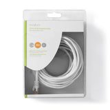 Cable Cat 5e | Sf/utp Rj45 (8p8c) Macho 7.50 m Redondo PVC Blanco