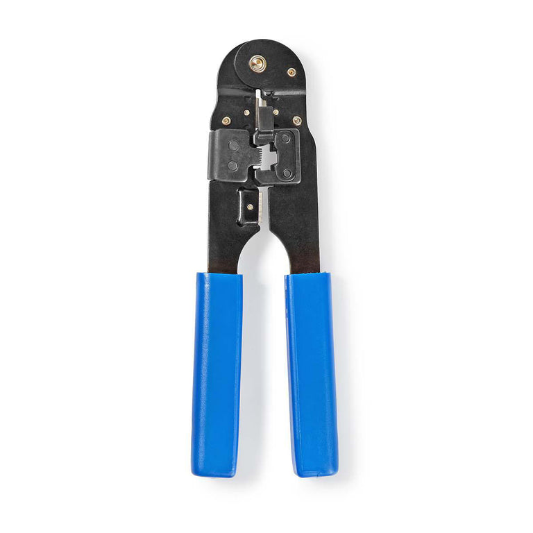 Alicate de cravar RJ45 na cor azul