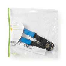 Alicate de cravar RJ45 na cor azul