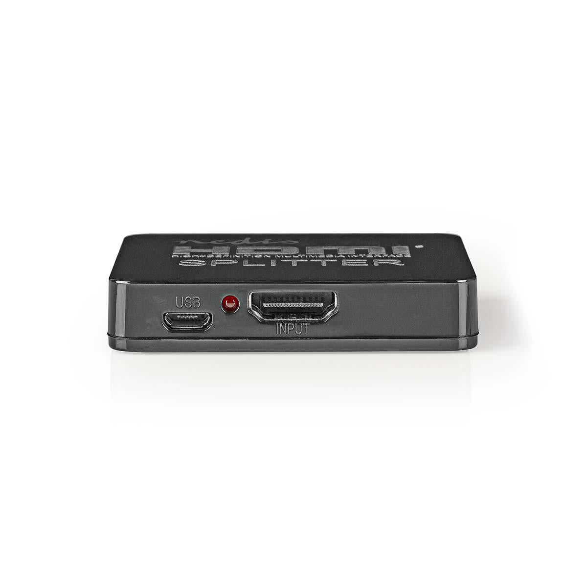 2 Puertos | Divisor Hdmi Negro