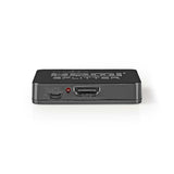 2 Puertos | Divisor Hdmi Negro