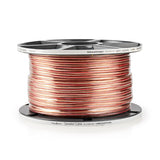 Cable de Altavoz | 2x 2.50 mm² Cobre 100.0 m Redondo PVC Transparente