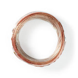 Cable de Altavoz | 2x 0.75 mm² CCA 15.0 m Redondo PVC Transparente