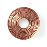 Cable de Altavoz | 2x 6.00 mm² CCA 100.0 m Redondo PVC Transparente