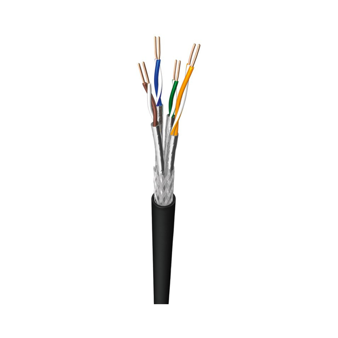 Bobina Cable RED Cat7 S/ftp Para Exterior 100m