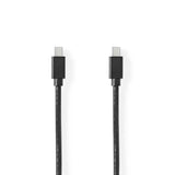 Cable Mini Displayport | 1.4 Macho 48 Gbps Niquelado 2.00 m Redondo PVC Negro