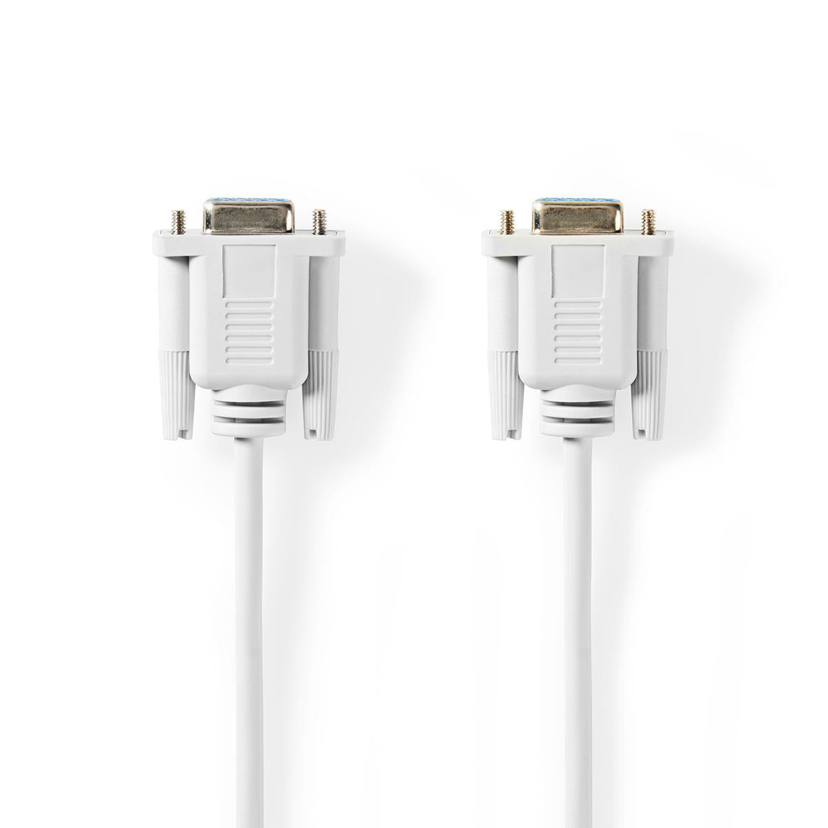 Cable Null-modem D-sub9 Hembra/hembra de 2 Metros
