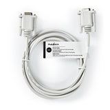 Cable Null-modem D-sub9 Hembra/hembra de 2 Metros