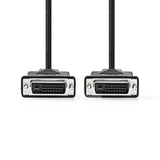 Cable DVI | Dvi-d 24 + 1-pin Macho 2560x1600 Niquelado 2.00 m PVC Negro