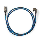 Cable USB | 2.0 Tipo-C Macho 480 Mbps Chapado en oro 2.00 m Redondo Nylon / Trenzado Azul Negro